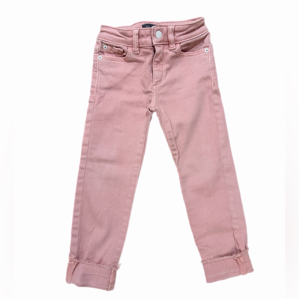 DL1961 Kids Chloe Skinny Light Pink Jeans - Size 4